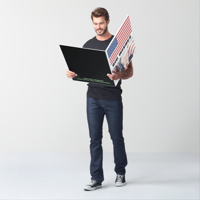 GIANT DONALD TRUMP JUMBO FATHER'S DAY CARD (In Situ)