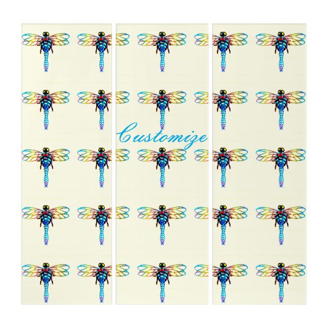 Giant dragonflies Thunder_Cove Triptych (Front)