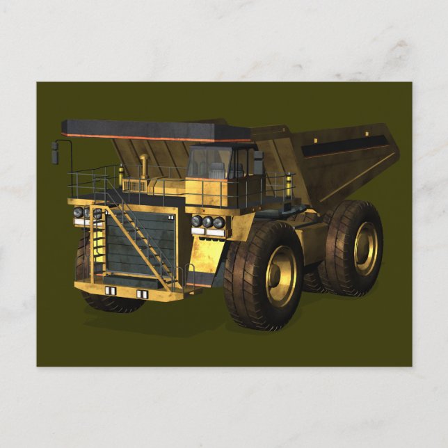 Giant Dump Truck Postcard (Front)