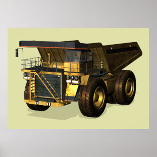 Giant Dump Truck Poster