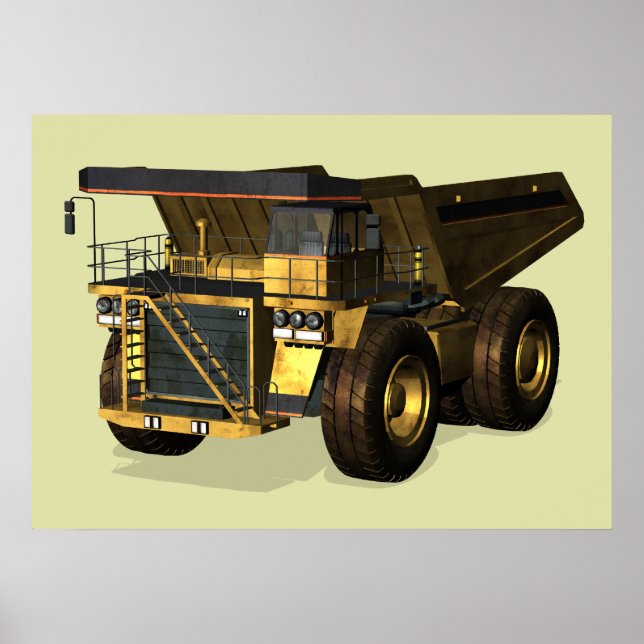 Giant Dump Truck Poster (Front)