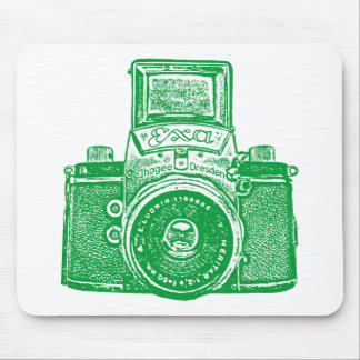 Giant East German Camera - Grass Green Mouse Pad
