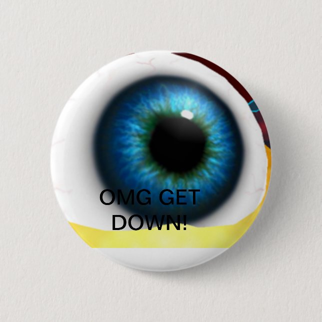 giant eyeball pinback button (Front)