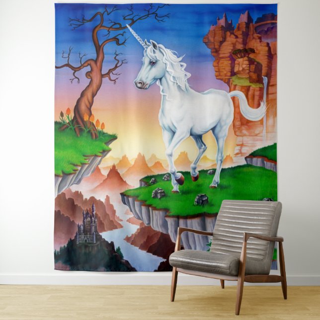 Giant fantasy unicorn tapestry  (In Situ)