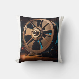 **Giant Film Reel Projection Pillow - Cinematic Ma