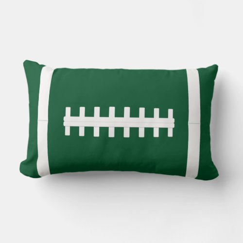 Giant Football Player Custom Color  Text Pillow