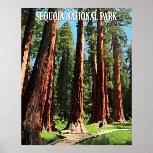 Giant Forest _ Sequoia National Park Poster