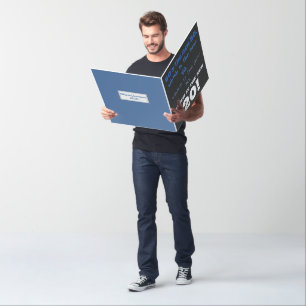 GIANT funny benjamin button reverse aging Birthday Card