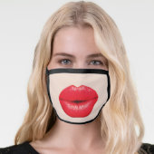 GIANT FUNNY BOTOX RED LIPS MASK (Worn Her)