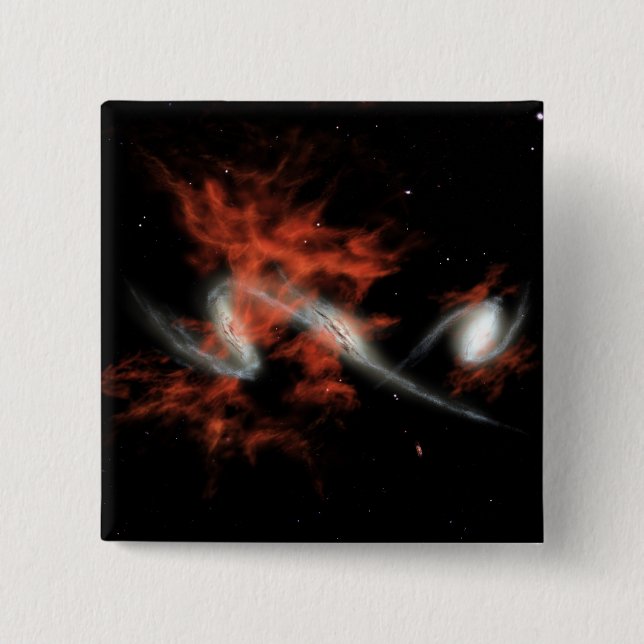 Giant galactic blobs pinback button (Front)