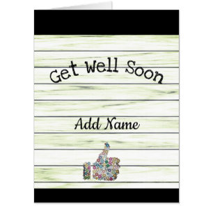 Giant Get Well Soon Card