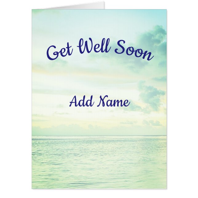 Giant Get Well Soon Card (Front)