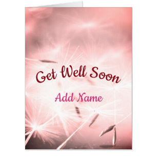 Giant Get Well Soon Card