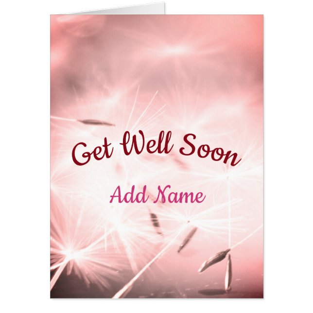 Giant Get Well Soon Card (Front)