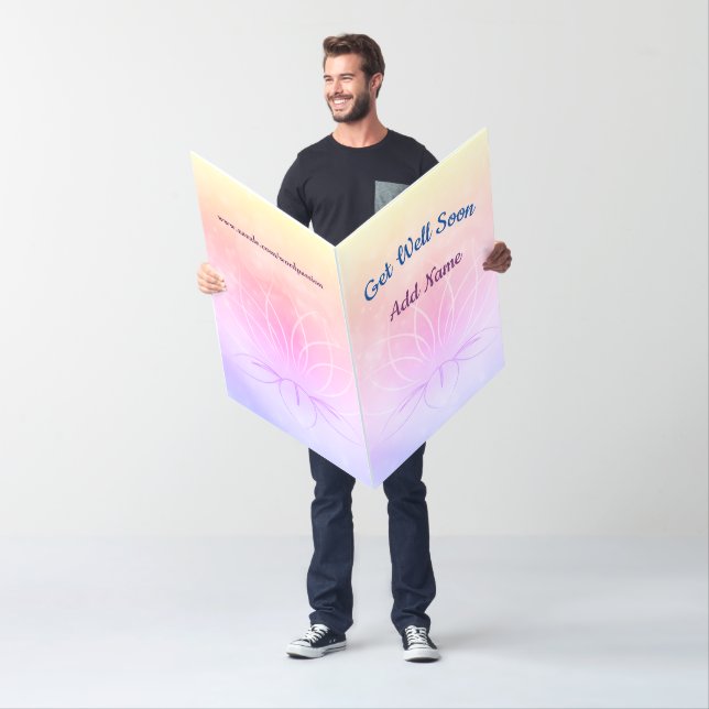 Giant Get Well Soon Card (In Situ)
