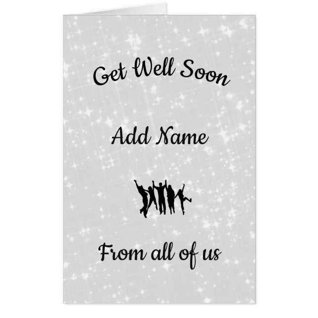 Giant Get Well Soon Card (Front)