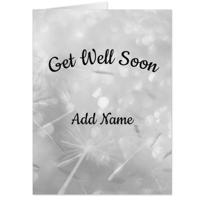 Giant Get Well Soon Card | Zazzle.com