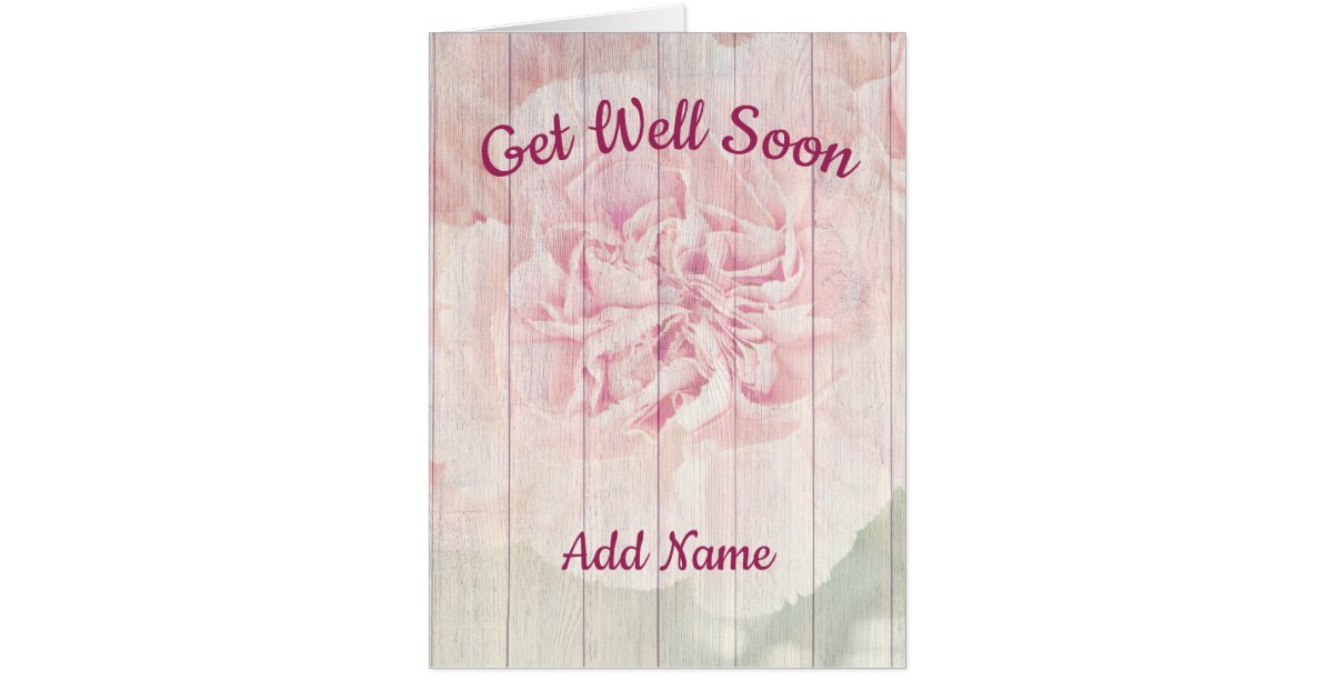 Giant Get Well Soon Card | Zazzle