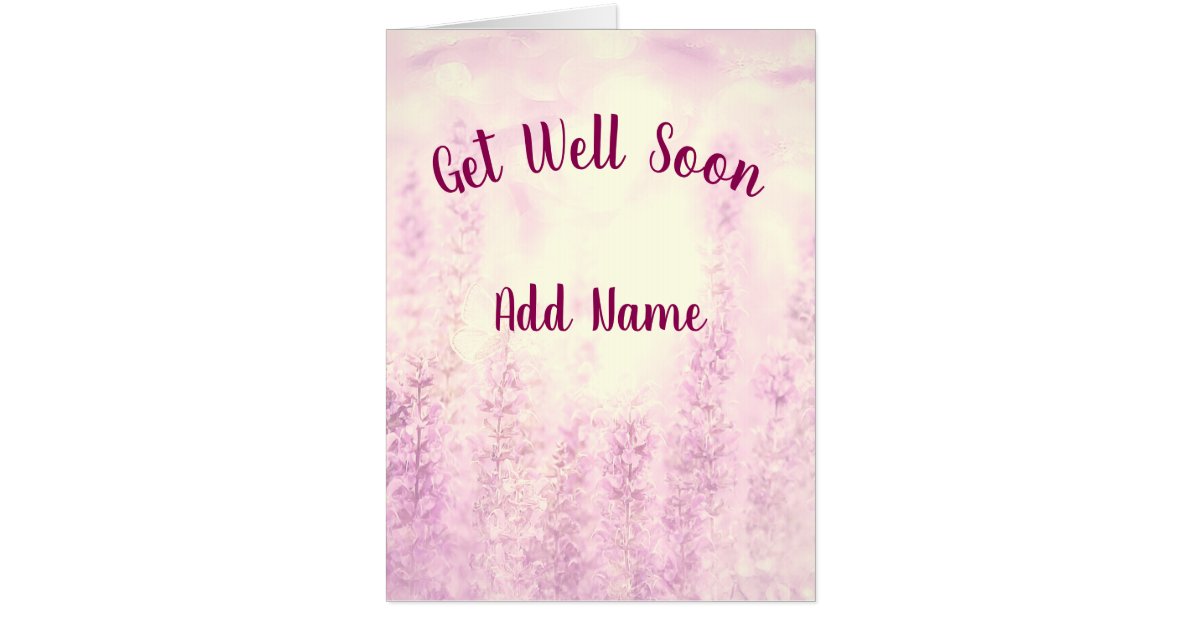 Giant Get Well Soon Card | Zazzle