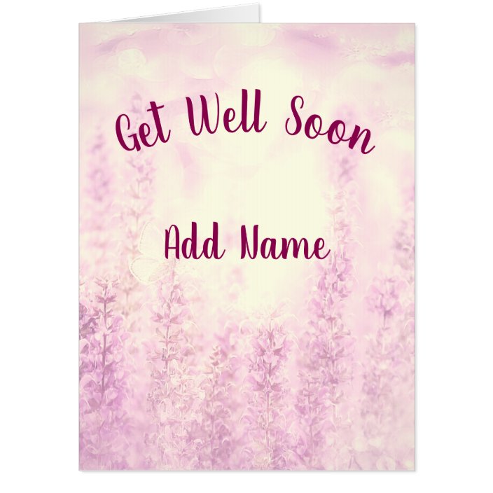 Giant Get Well Soon Card | Zazzle.com