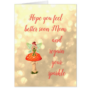 Giant Get Well Soon Mom design Card