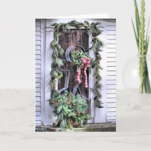 Giant Gingerbread Man Cookie Cutter Holiday Card