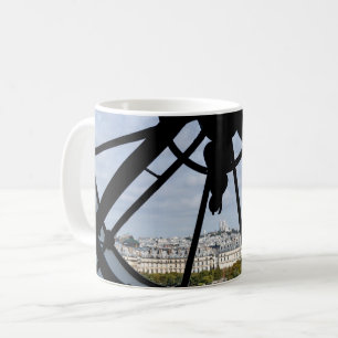 Giant glass clock at the Musée d'Orsay - Paris Coffee Mug
