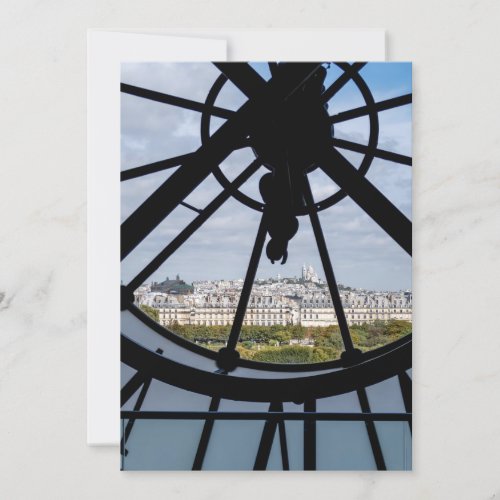 Giant glass clock at the Muse dOrsay _ Paris Invitation