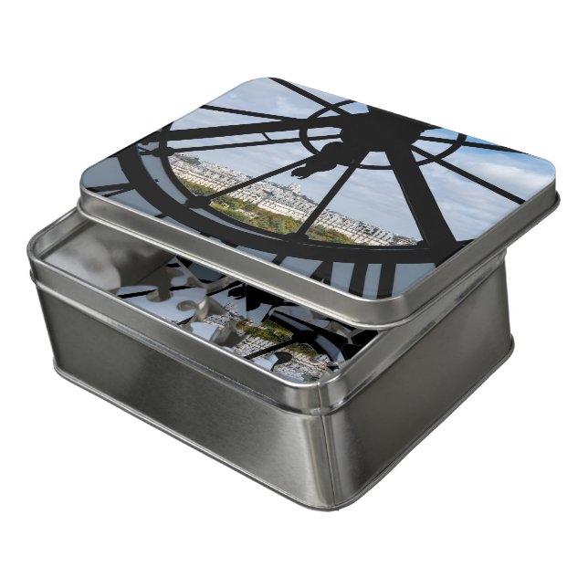 Giant glass clock at the Musée d'Orsay - Paris Jigsaw Puzzle (Lid Open)