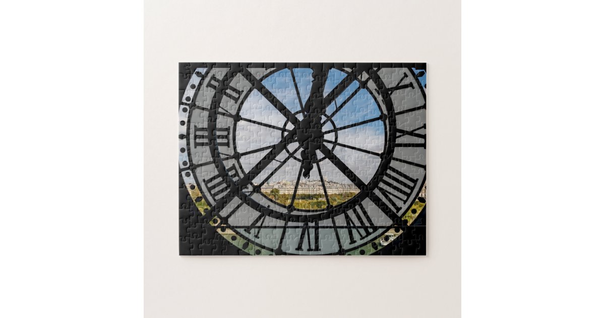 Giant glass clock at the Musée d'Orsay - Paris Jigsaw Puzzle ...