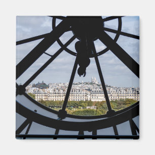 Giant glass clock at the Musée d'Orsay - Paris Magnet