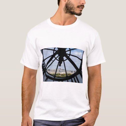 Giant glass clock at the Muse dOrsay _ Paris T_Shirt