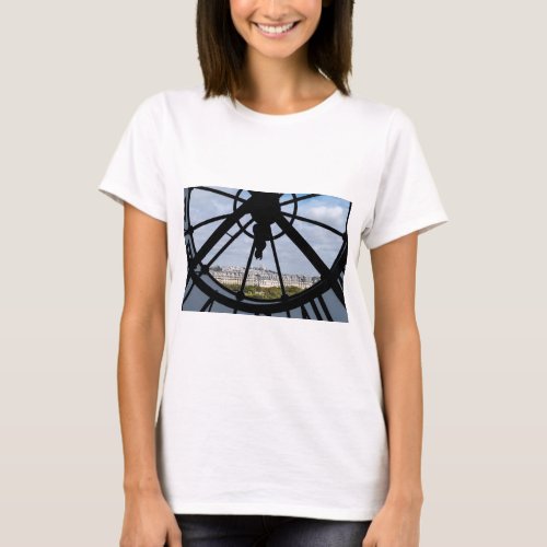 Giant glass clock at the Muse dOrsay _ Paris T_Shirt