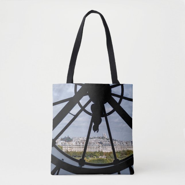 Giant glass clock at the Musée d'Orsay - Paris Tote Bag (Front)