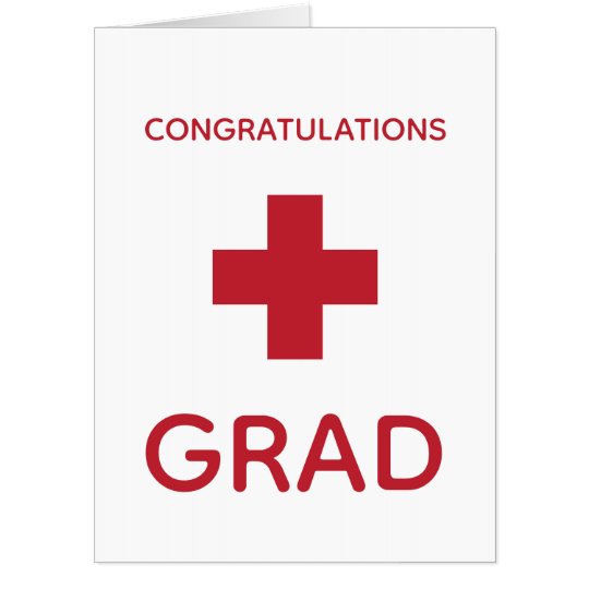 giant graduation card medicine nurse doctor zazzle com