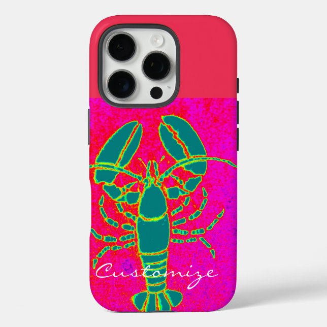 giant green lobster Thunder_Cove Case-Mate iPhone Case (Back)