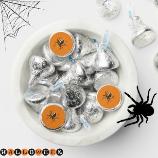 Giant Halloween Spider in its Web