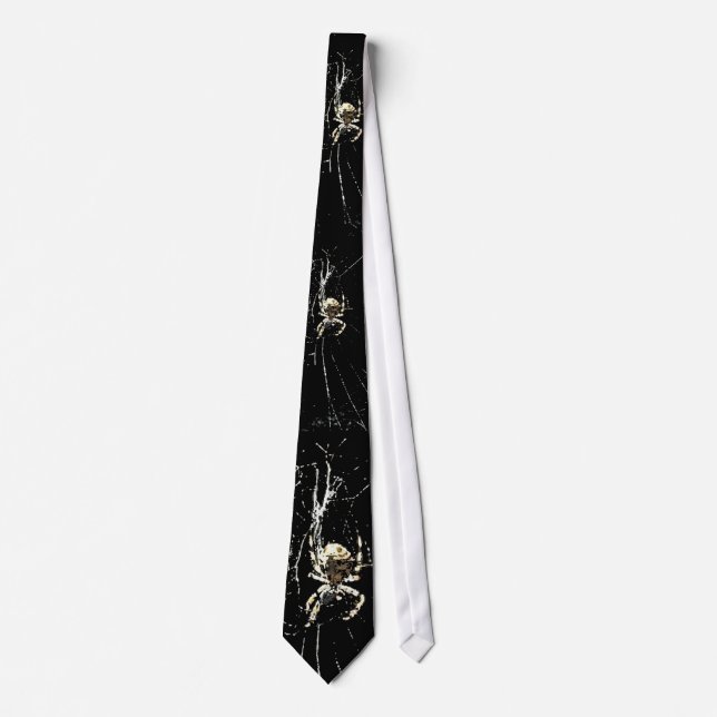 Giant Halloween Spirit Spider Neck Tie (Front)