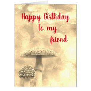 Giant Happy Birthday Friend Card