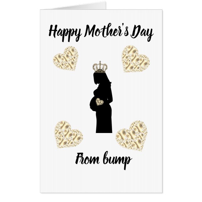 Giant happy Mother’s Day from bump card (Front)