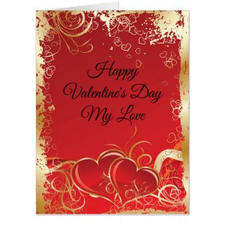 Giant Happy Valentine's Day My Love Card