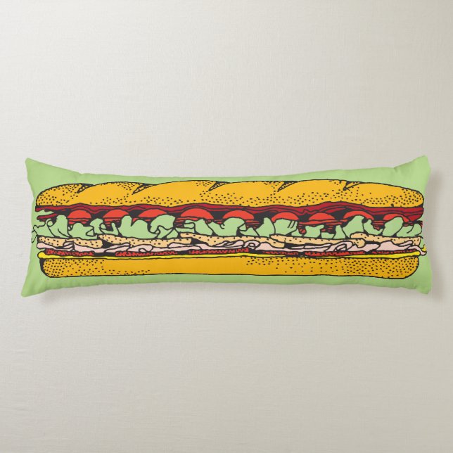 Giant Hoagie Body Pillow (Front)