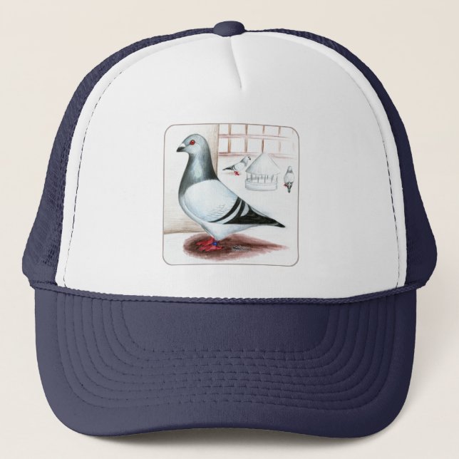 Giant Homer Pigeon 1973 Trucker Hat (Front)