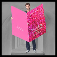Giant Huge JUMBO Name Hot Pink Abstract Retirement