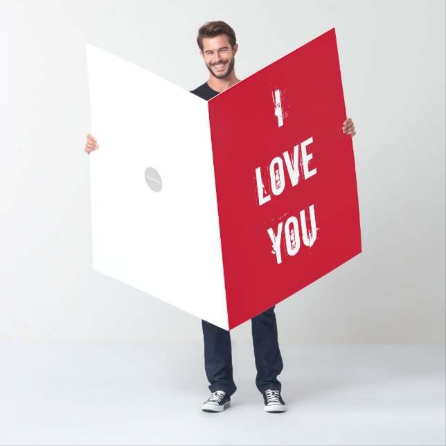 Giant I Love You Photo Card HAMbyWG (In Situ)
