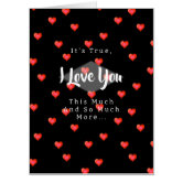 I LOVE YOU JUMBO OVERSIZED GREETING CARD