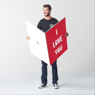 Giant I Love You Photo Card HAMNbyWG