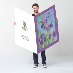Giant Iris Card