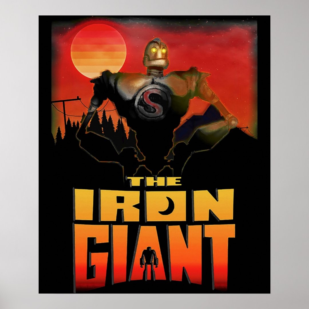 Giant iron poster | Zazzle