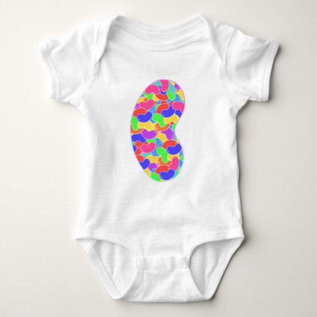Giant Jelly Bean Baby Bodysuit (Front)